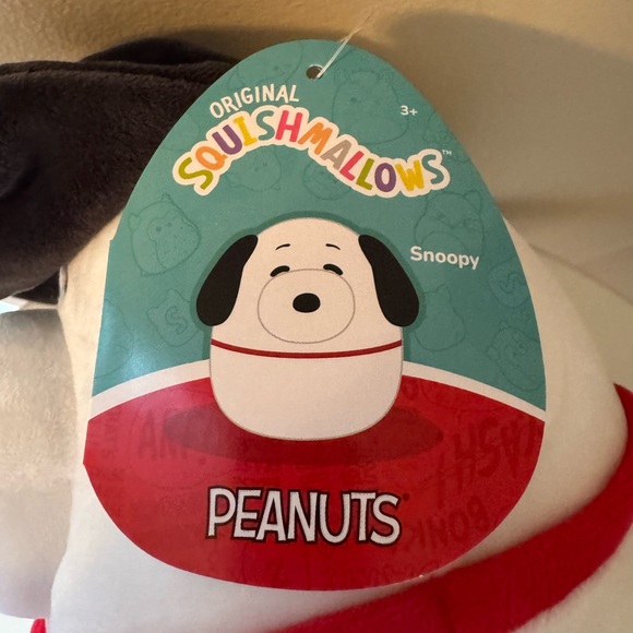 NWT 8” Peanuts Snoopy  Squishmallows - Picture 3 of 4